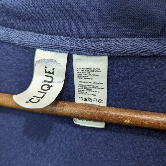 Alaskan Airlines Sweater Mens Medium Blue Employee Uniform Zip Alaska - Picture 3 of 10